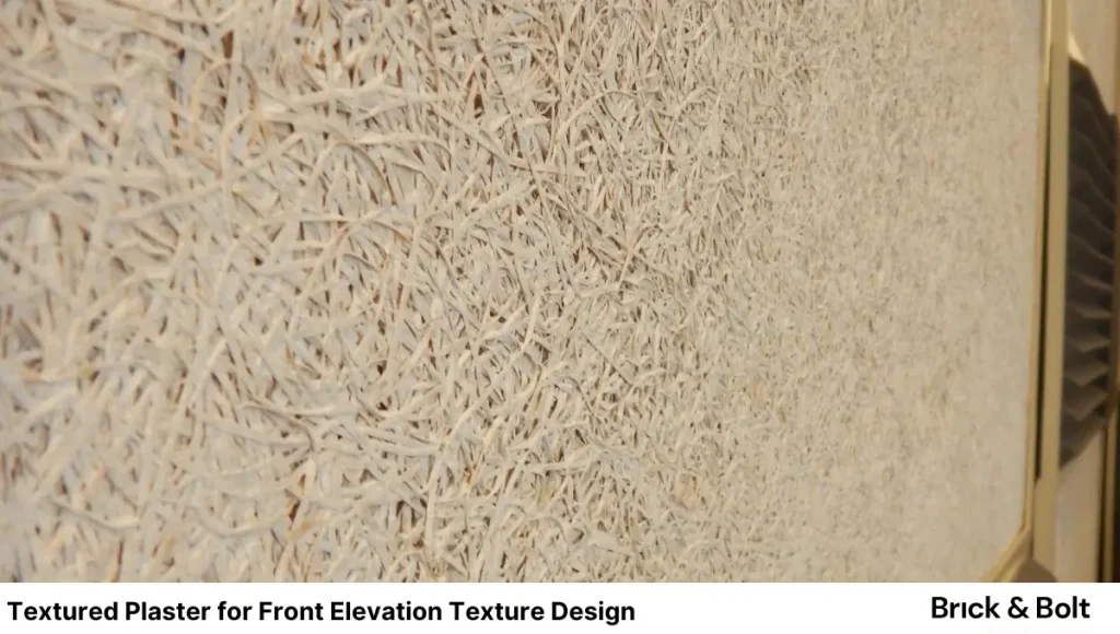 Textured Plaster for Front Elevation Texture Design