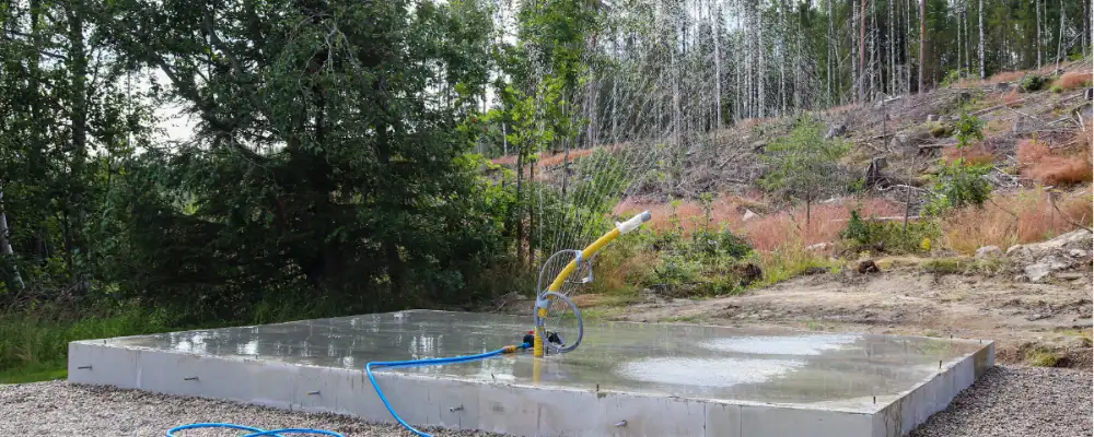 Concrete curing Concrete curing