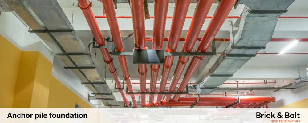 anchor pile foundation anchor pile foundation