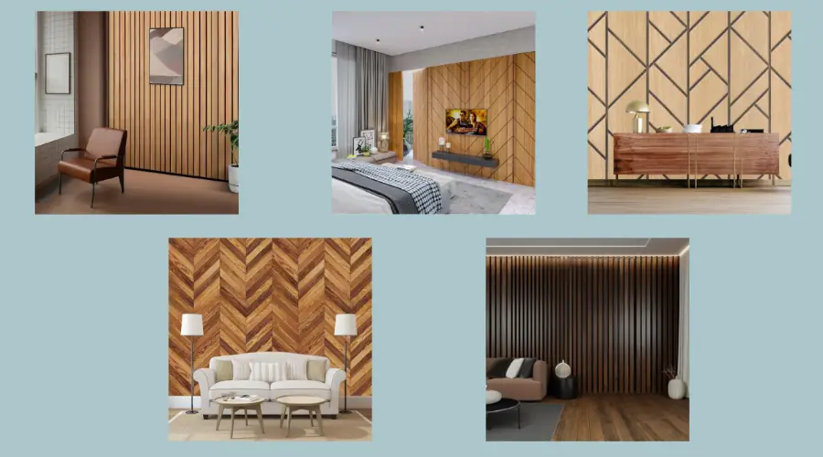 Paneling in wall