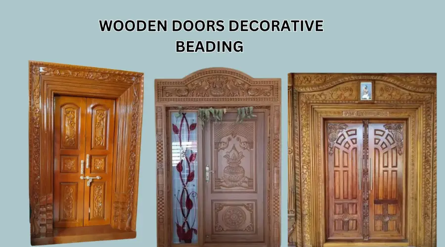 Wooden doors Decorative Beading