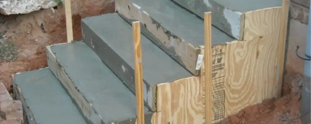 how to make concrete steps