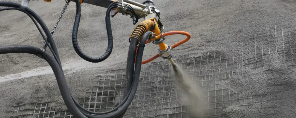 spray on concrete