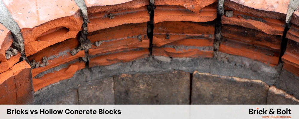 Bricks vs Hollow Concrete Blocks