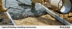 Types of Pointing in Building Construction