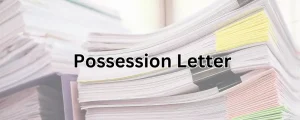 possession letter